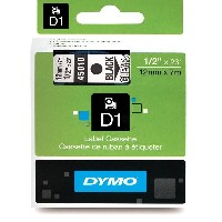 Dymo Original DirectLabel-Etiketten schwarz auf Transparent 45010
