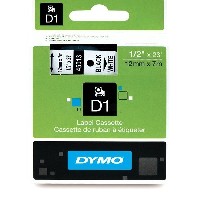 Dymo Original DirectLabel-Etiketten schwarz auf weiss 45013