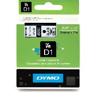 Dymo Original DirectLabel-Etiketten schwarz auf weiss 45803