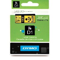 Dymo Original DirectLabel-Etiketten schwarz auf gelb 45808