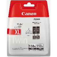 Canon Original Tintenpatrone schwarz High-Capacity pigmentiert Doppelpack Blister 6431B010